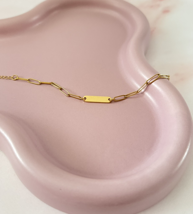 Personal Charm - RVS Armband Bold