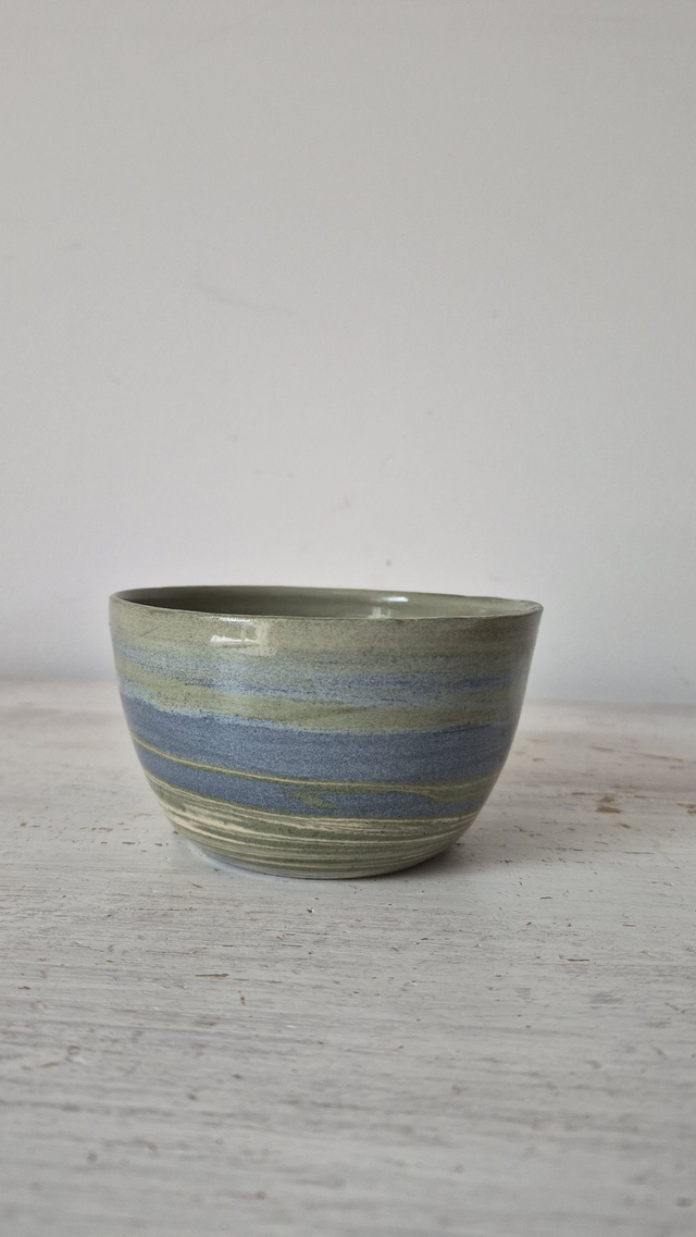 Bol collection "Aurore Boréale" (motif rond bleu)