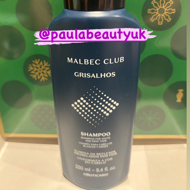 Shampoo Grisalhos Malbec Club 250ml