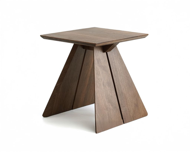 ORIGAMI Side Table Eiche Geräuchert Geölt