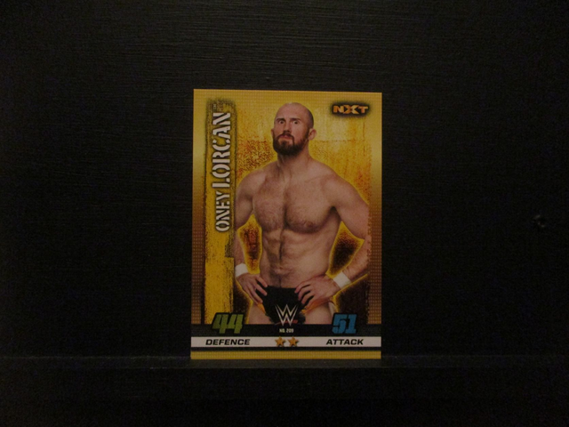 Oney Lorcan - NXT Slam Attax 10th Edition Original Trading Card #209