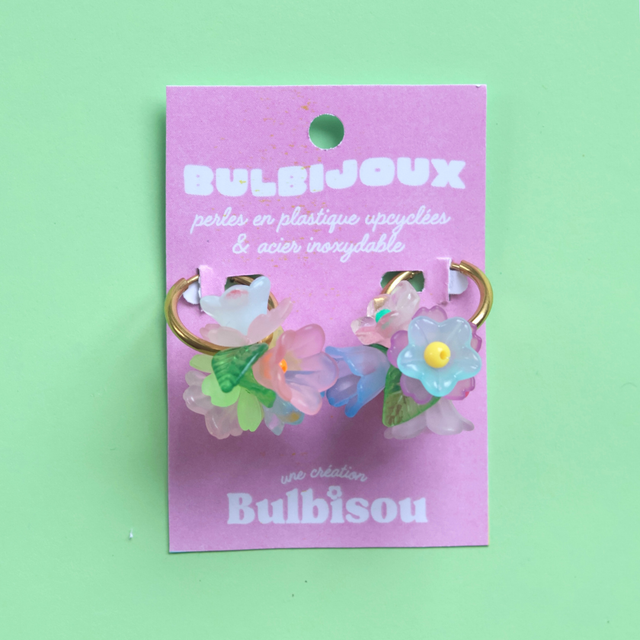 Boucles d'oreilles Bouquet