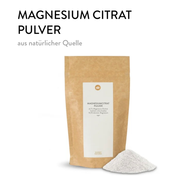 Sunday - Magnesium Citrat Pulver