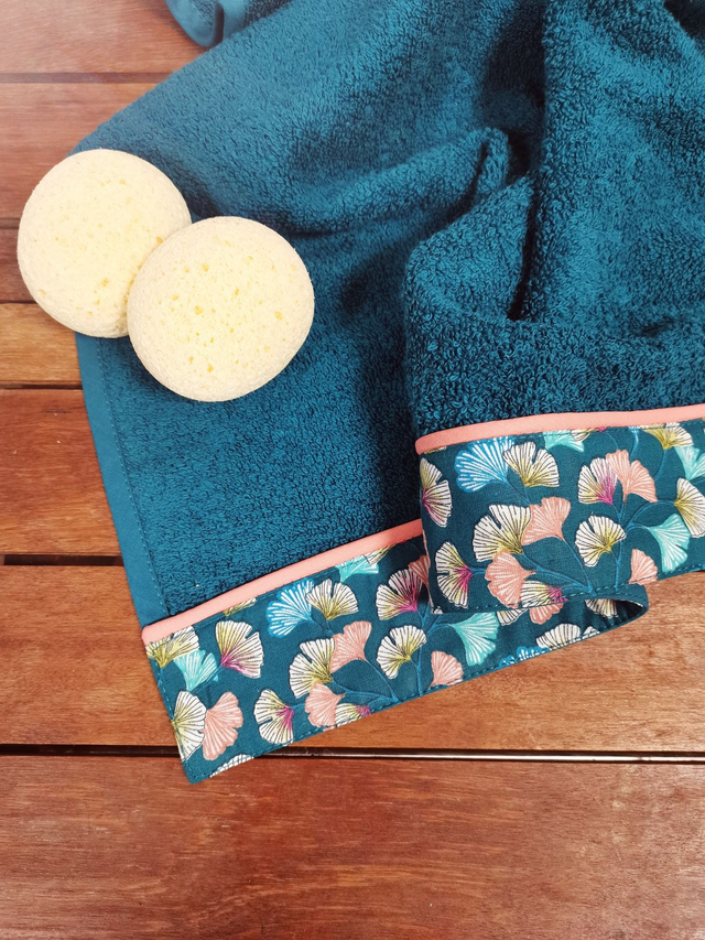 Serviette Ginkgo Emeraude