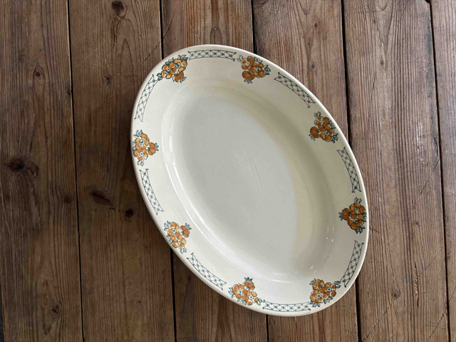 Petit plat modèle Aubépine, Moulin des Loups et Hamage