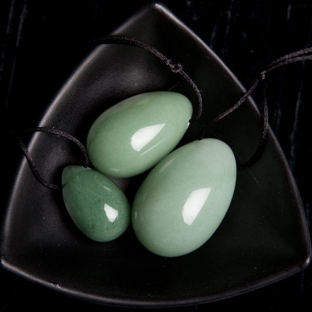 Oeuf de yoni aventurine (3 modèles)