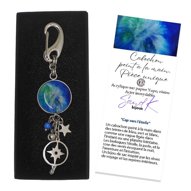 Bijou de sac Rose des vents