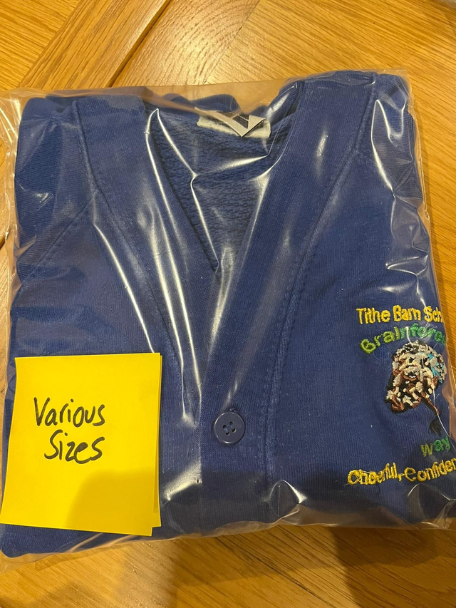 LOGO School Jersey Cardigan (Various Sizes)