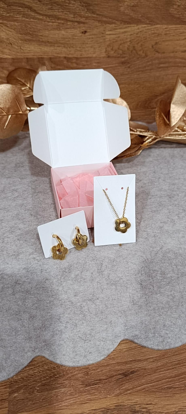 Box cadeau - Parure doré