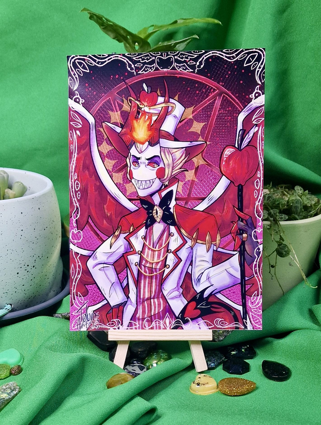 Lucifer King of Hell Hazbin Hotel Print