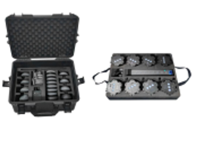 PACK 8 PIXEL LUZ 10x10x6,5 cm