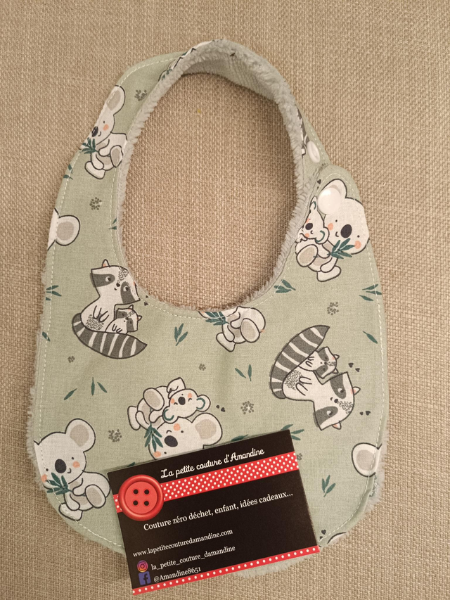 Bavoir nourrisson raton laveur 