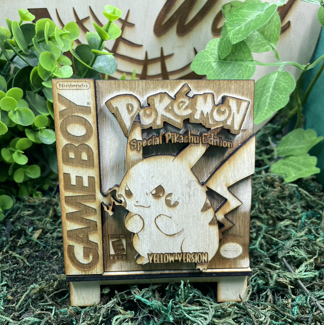 Décoration gameboy, Pokémon version jaune pikachu