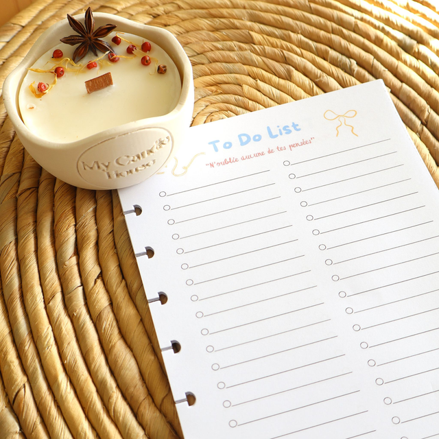 Recharge 50 To Do List + Recharge bougie (en option)