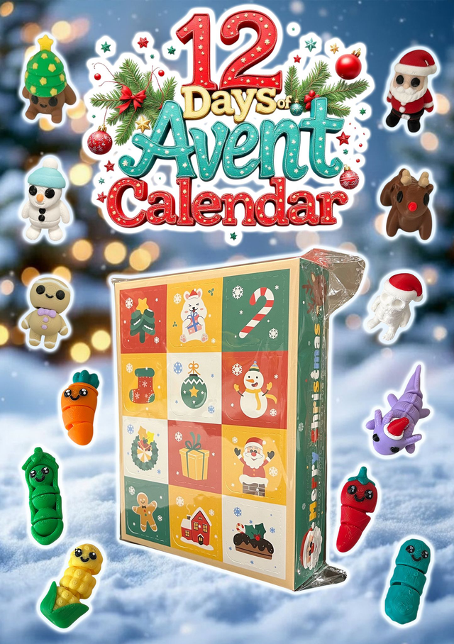 12 days of 3D Printed Advent Calendar