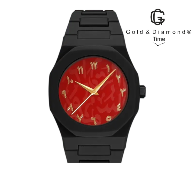 Orologio FIRST G&amp;D Time Nero Rosso