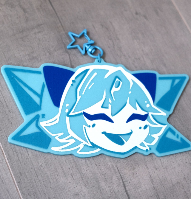 Huge Cirno Keychain