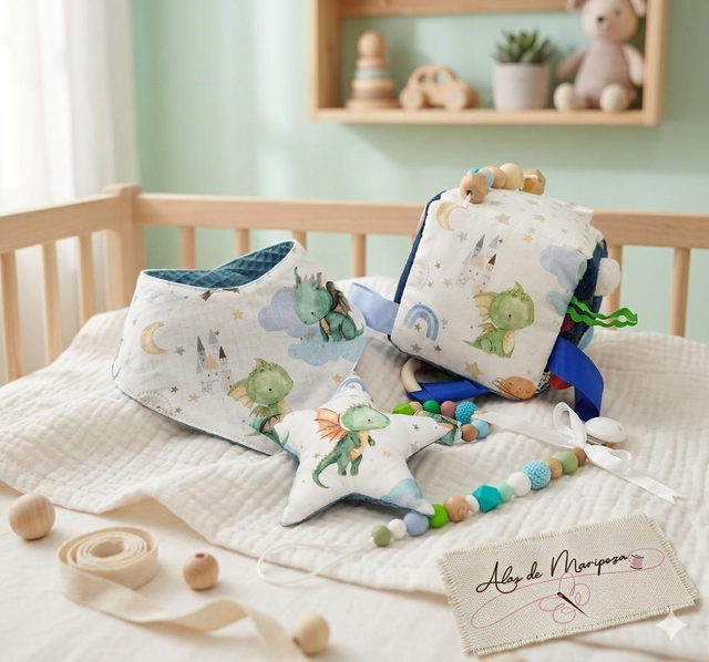 Canastilla Dragoncito 4 piezas