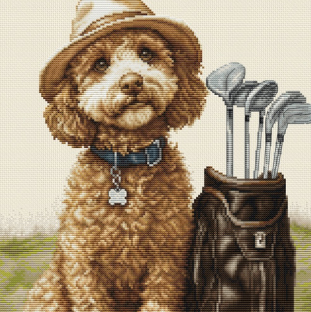 Cross Stitch Kit Luca-S - The Master Golfer 