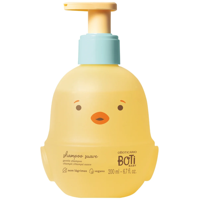 Shampoo Suave Boti Baby 200ml O Boticário 