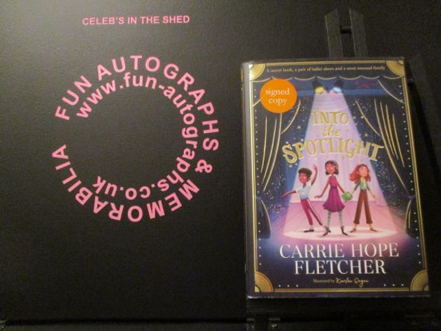 Carrie Hope Fletcher 'Into The Spotlight' Authentic Autographed Hardback Book