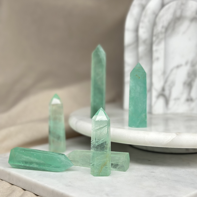 Green Fluorite Tower