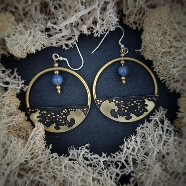 ONIRISMES - Boucles d'oreilles "Benzaiten"