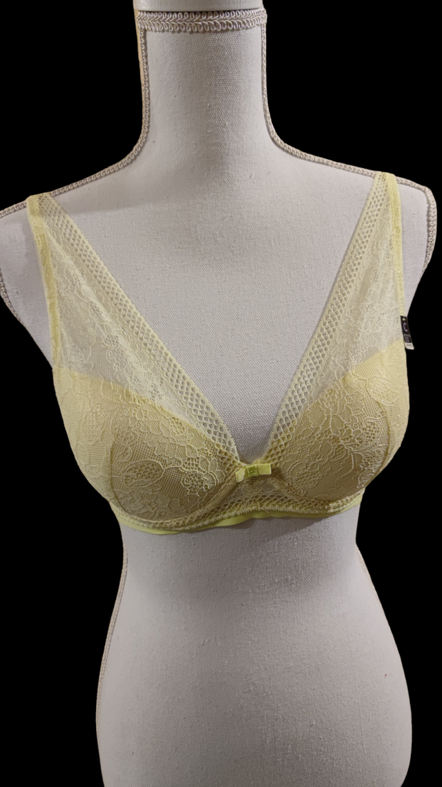 Soutien-gorge jaune clair 85C (Undiz)