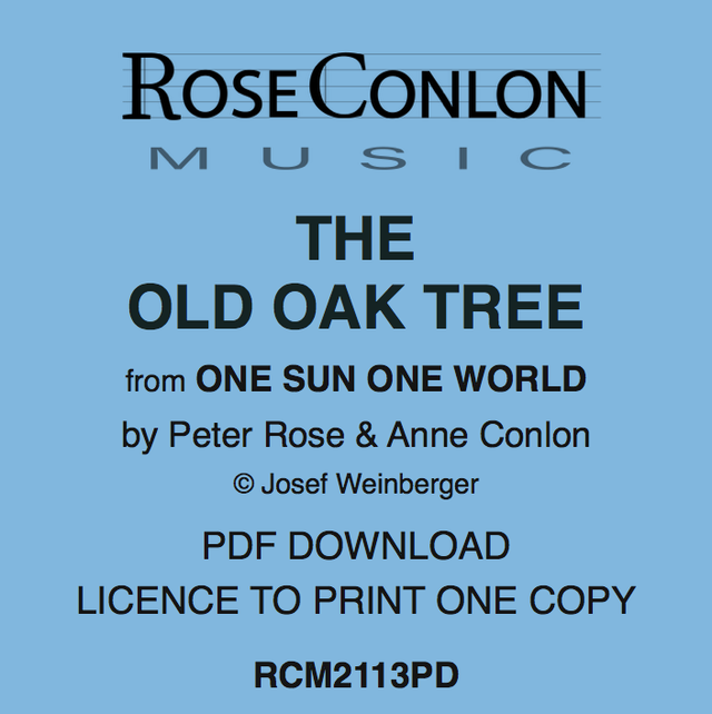 THE OLD OAK TREE (from One Sun One World) by Peter Rose &amp; Anne Conlon