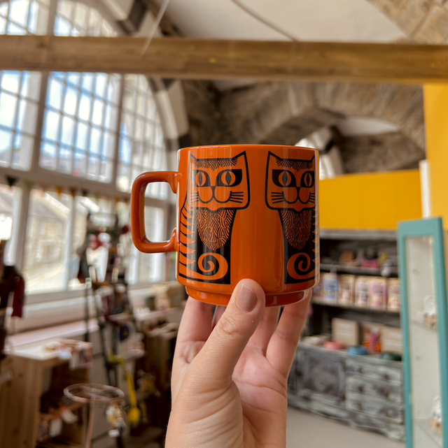 Magpie X Hornsea Mug Cat - Orange