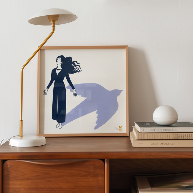 Affiche "L'Envol" 24*24 cm