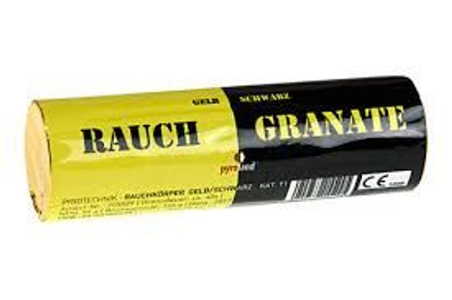 Rauchgranate Gelb/Schwarz