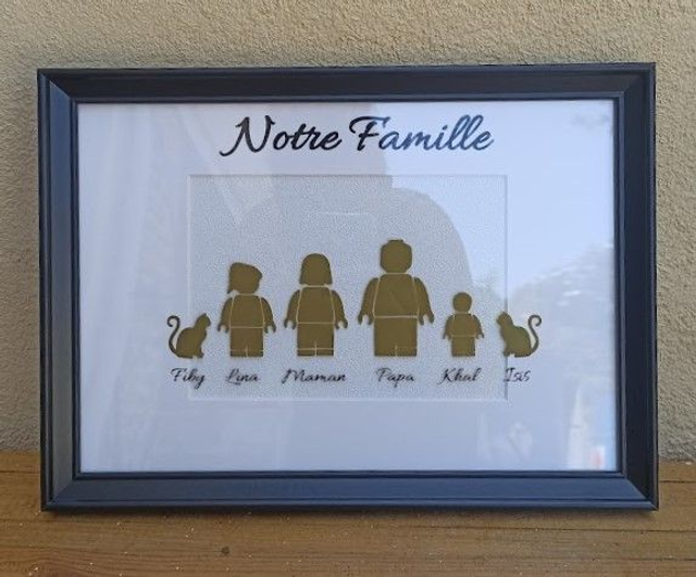 Cadre Famille stickers