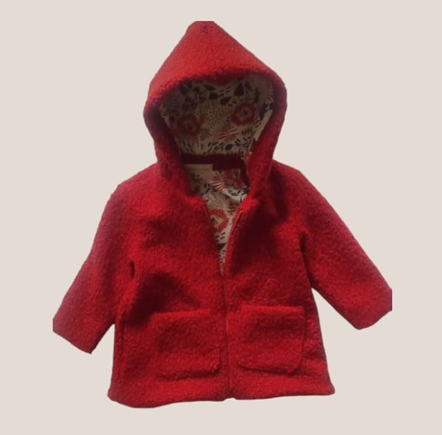 Manteau bouclette doublé