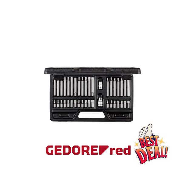  Bit-Satz 10mm 40-teilig TX+XZN+6-kant R35003040