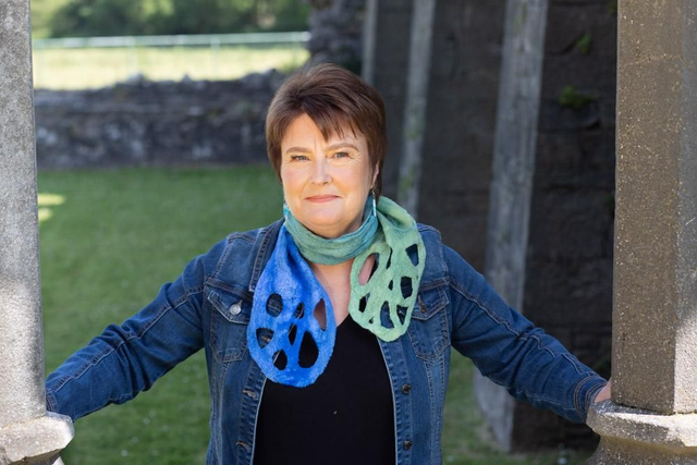 Blue / Green Kells Bay Abbey scarf