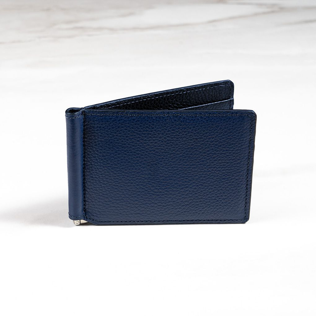 Portafoglio Fermasoldi | Blu - Mr. Trevis