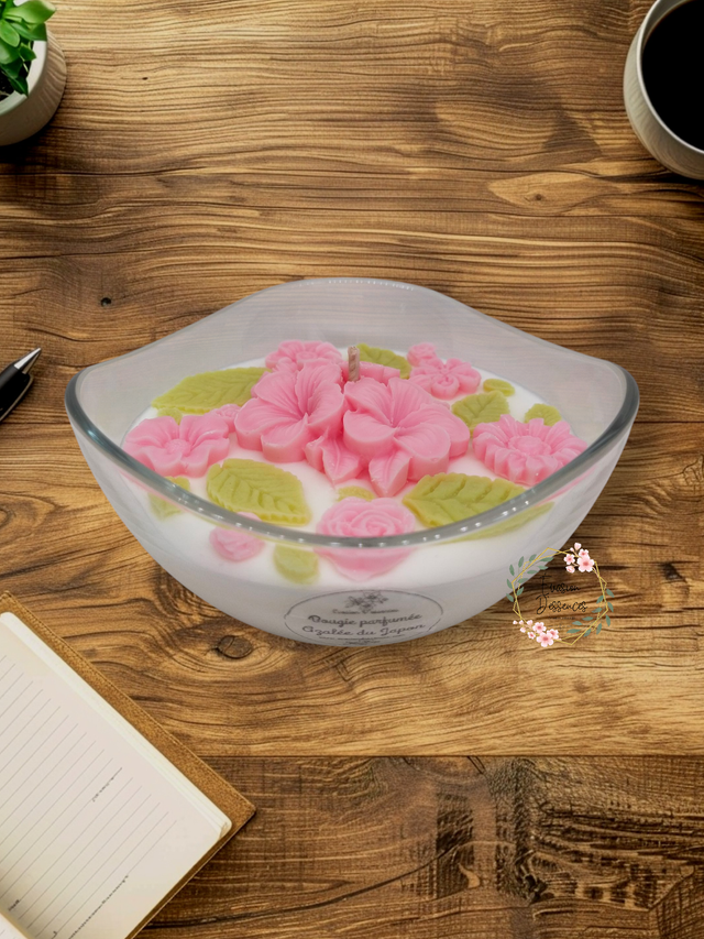 Bougie florale Azalée du Japon