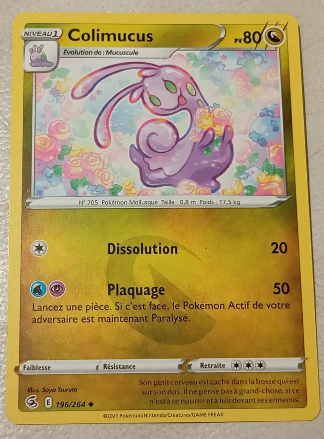 Carte pokémon Colimucus