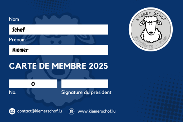 Carte de membres