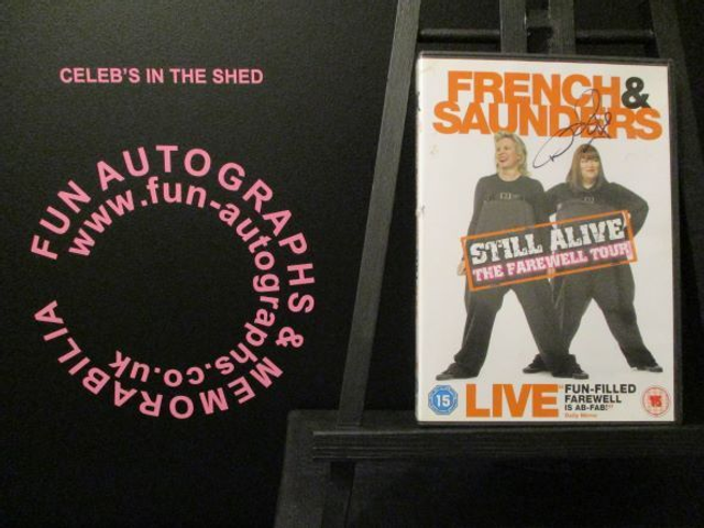 Dawn French - 'French &amp; Saunders Still Alive The Farewell Tour' Authentic Autographed Dvd Cover