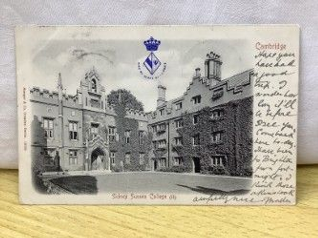 Cambridge, Sidney Sussex College (II) Cambridgeshire, Posted 1904 Stengel &amp; Co. Our Ref No. R266 £3.50