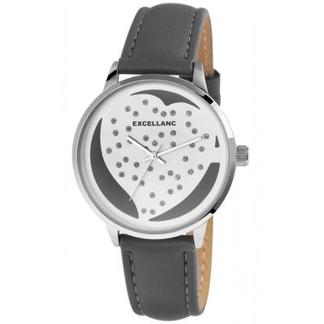 montre femme bracelet cuir marque Excellanc