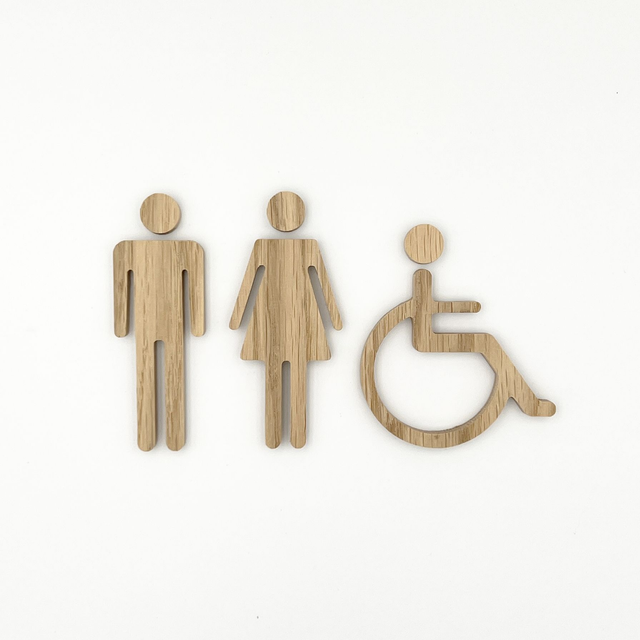 Signalétique pour vos toilettes PMR