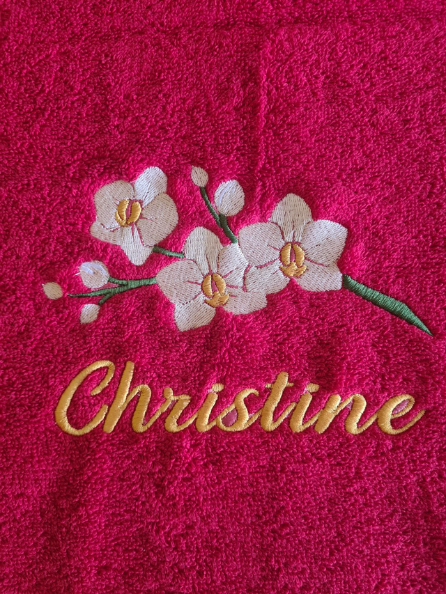 Personnalisation (prénom/surnom) Sur Serviette