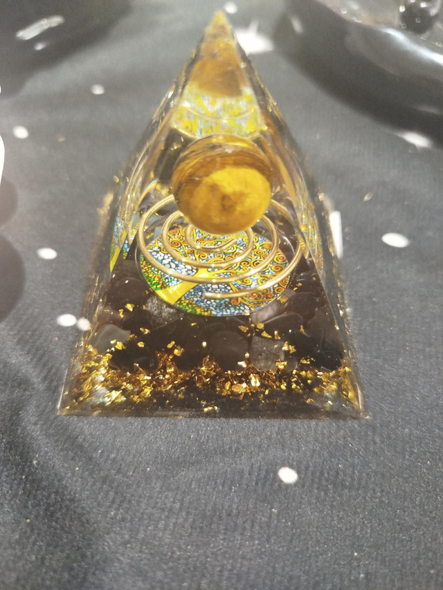 Orgonite Œil de Tigre – Protection & Ancrage
