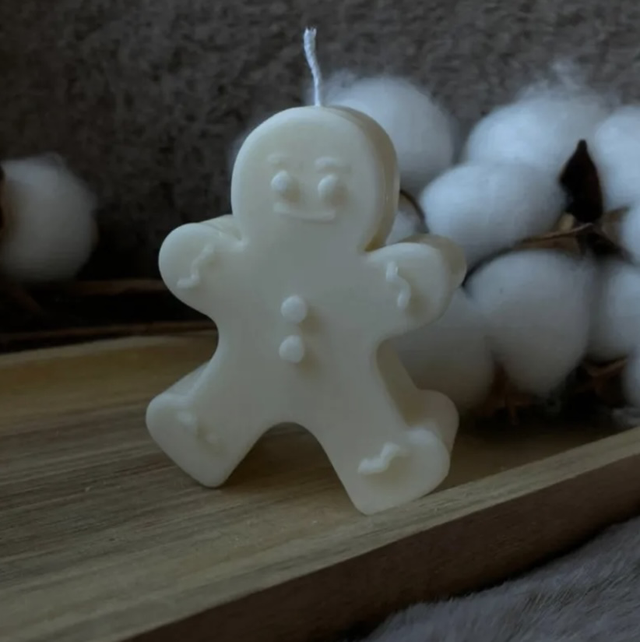 Bougie bonhomme de pain d’épices
