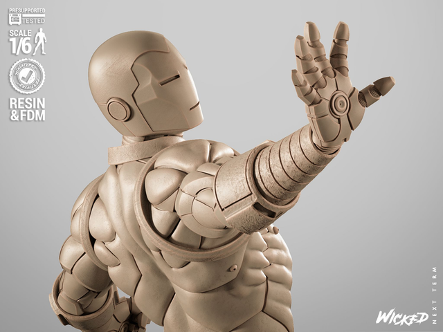 Statue IRON MAN série comics