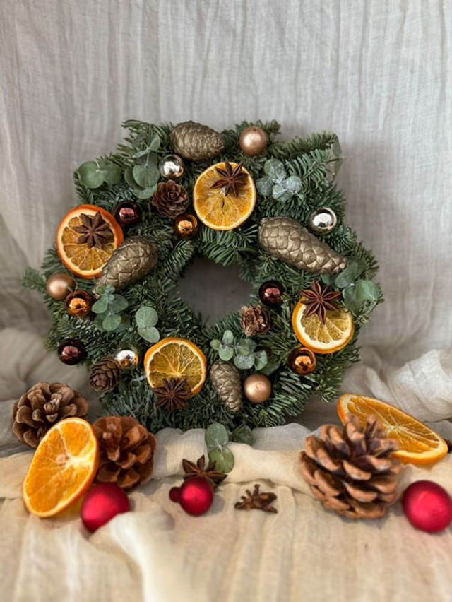 23/11 15h-16h30 COURONNE DE L&#039;AVENT 🌟🎀🎄 50€