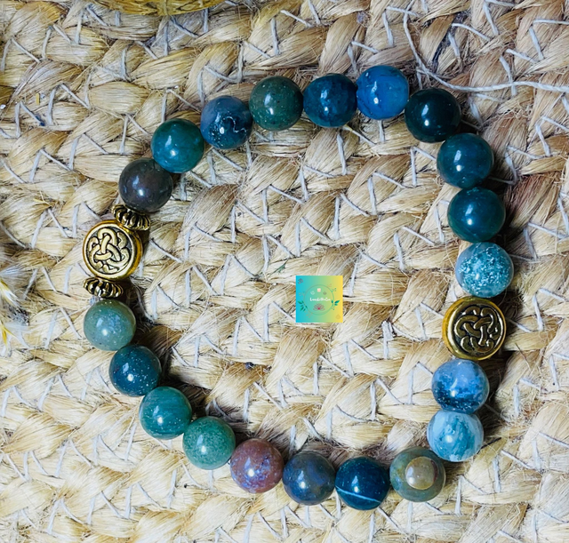 🦅🪶Bracelet en Agate indienne
